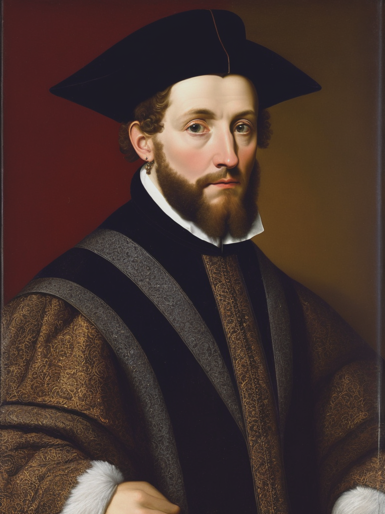 09276-1861891508-male portrait of georges von oectenberg, 1552, in the style of bold contrast, rich hues, softbox lighting, light brown and black.png